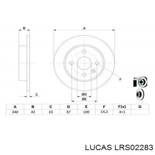 LRS02283 Lucas Стартер двигуна