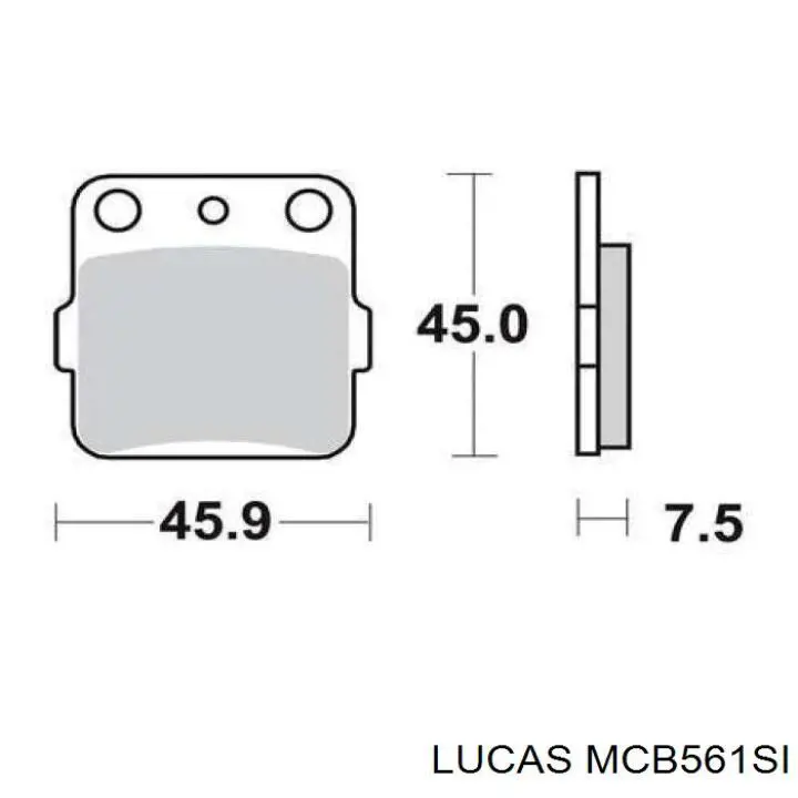 Задні гальмівні колодки TRW MCB561SI ціна, від 22.44 USD