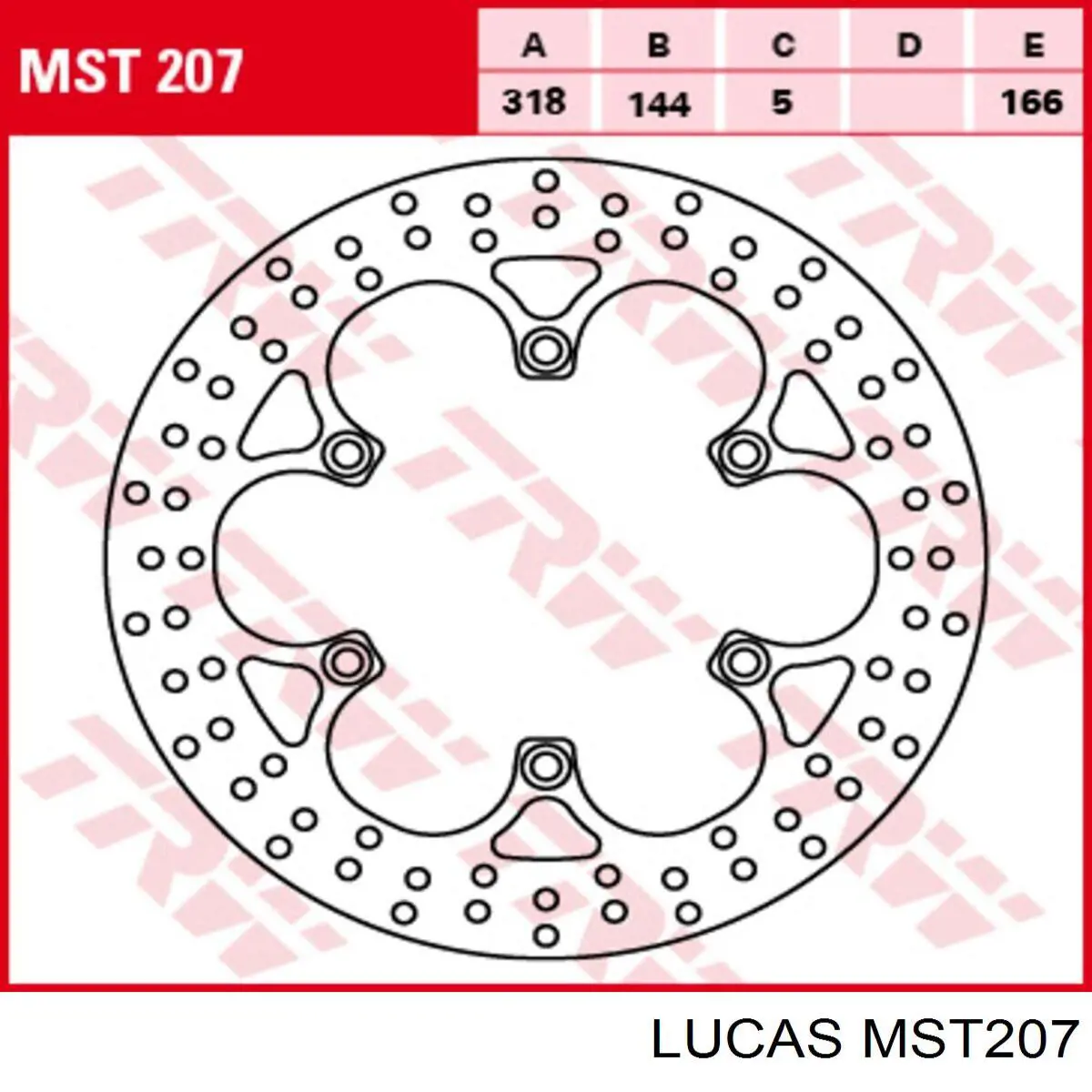  TRW MST207 ціна, від 109.48 USD