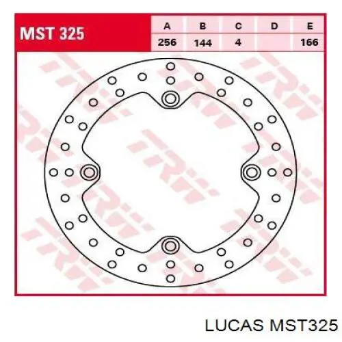Задні дискові гальма TRW MST325 ціна, від 129.84 USD