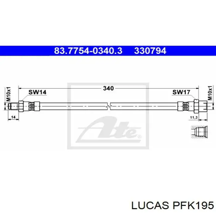A0004213091 Mercedes Ремкомплект торм. колодок