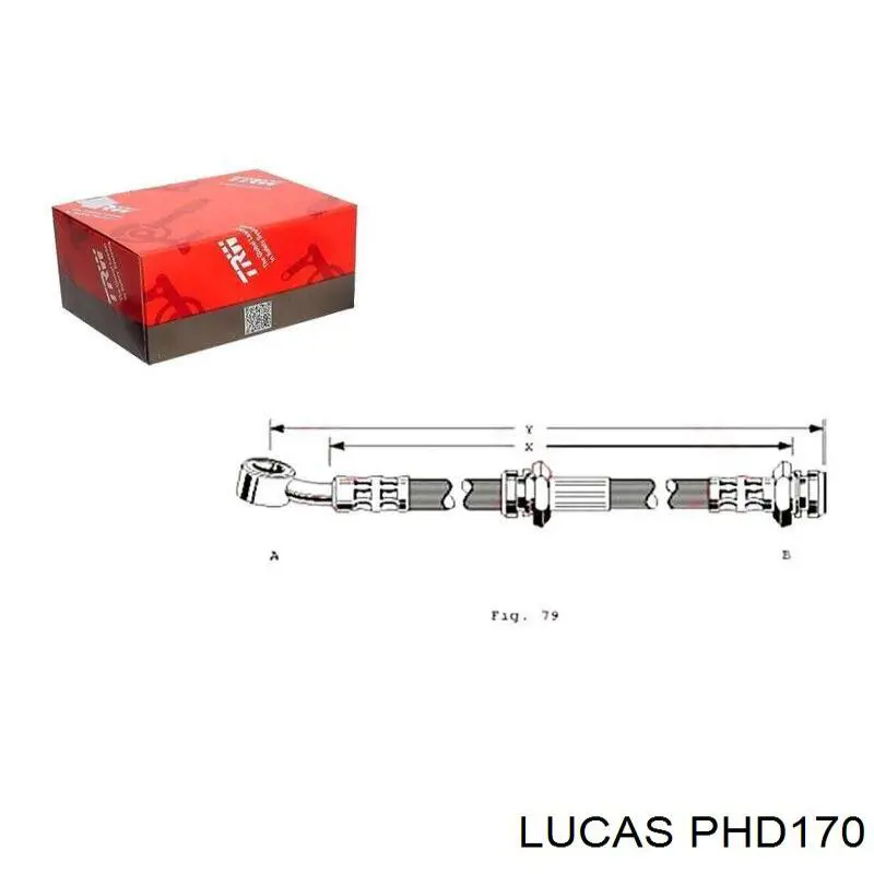 Шланг гальмівний передній ABS SL5245