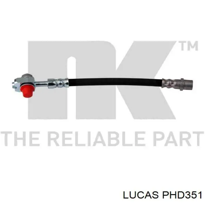 PHD351 Lucas шланг гальмівний задній