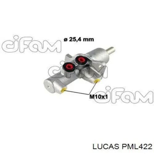 Циліндр головний гальма (Гідротормоз) Mercedes 2D0611019F ціна, від 76.69 USD