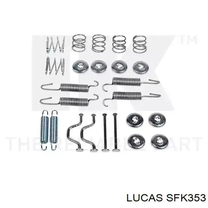 Монтажний комплект задніх барабанних колодок Maxgear 270549