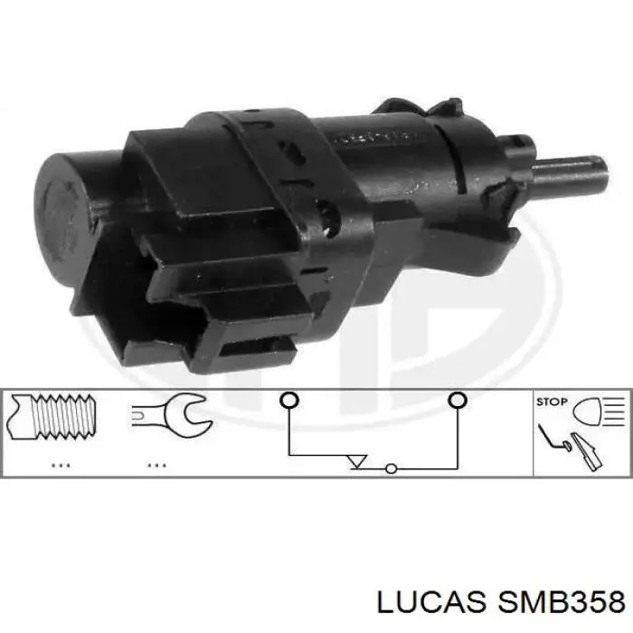 Датчик включення зчеплення SMB358 Lucas
