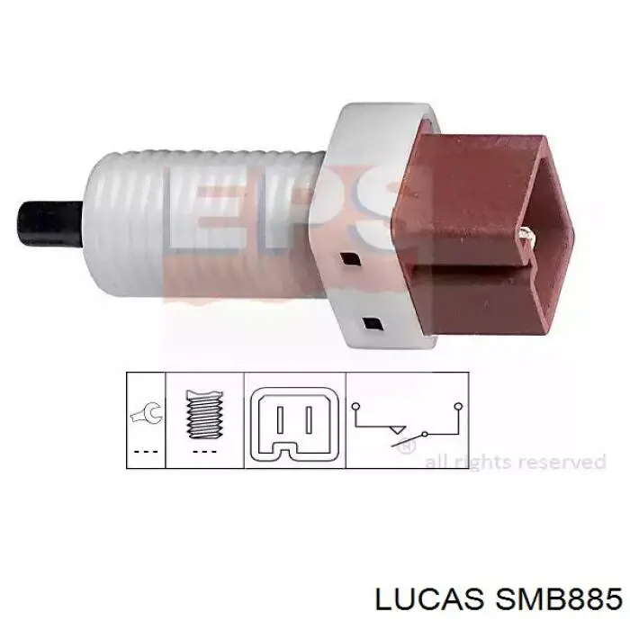 Датчик включення стопсигналу SMB885 Lucas