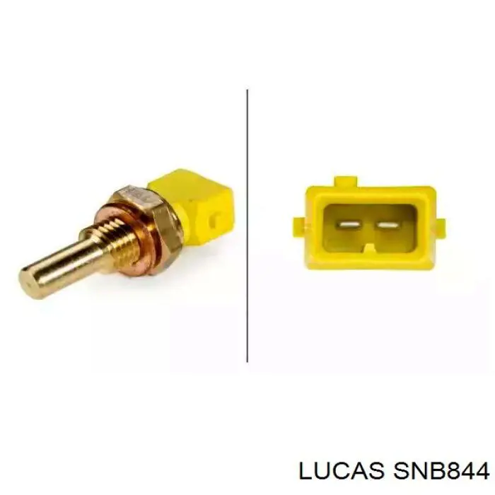 Термодатчик охолоджуючої рідини Lucas SNB844 ціна, від 6.32 USD