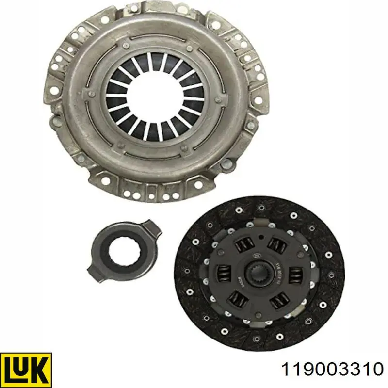 Пелюстковий кошик зчеплення LUK 119003310 ціна, від 36.76 USD