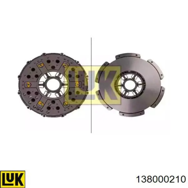 Пелюстковий кошик зчеплення LUK 138000210 ціна, від 460.28 USD