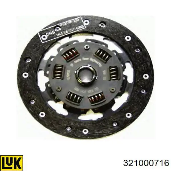 Диск зчеплення 321000716 LUK