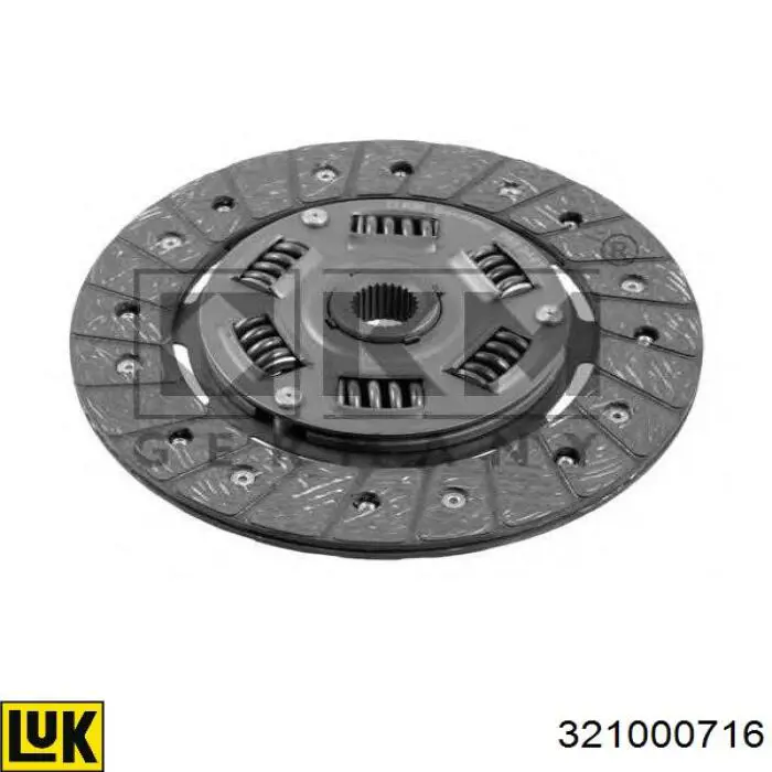 Зчеплення LUK 321000716 ціна, від 31.37 USD