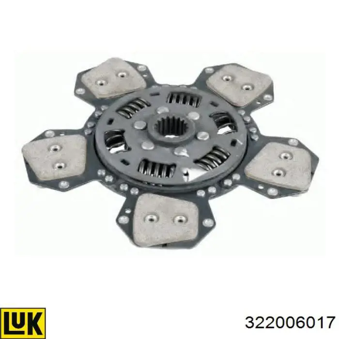 Зчеплення LUK 322006017 ціна, від 129.36 USD