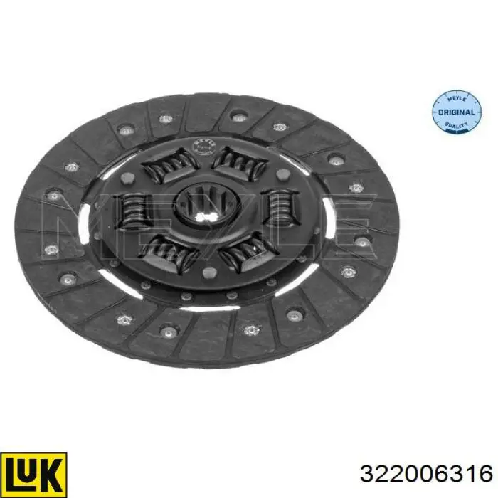 Зчеплення LUK 322006316 ціна, від 37.96 USD