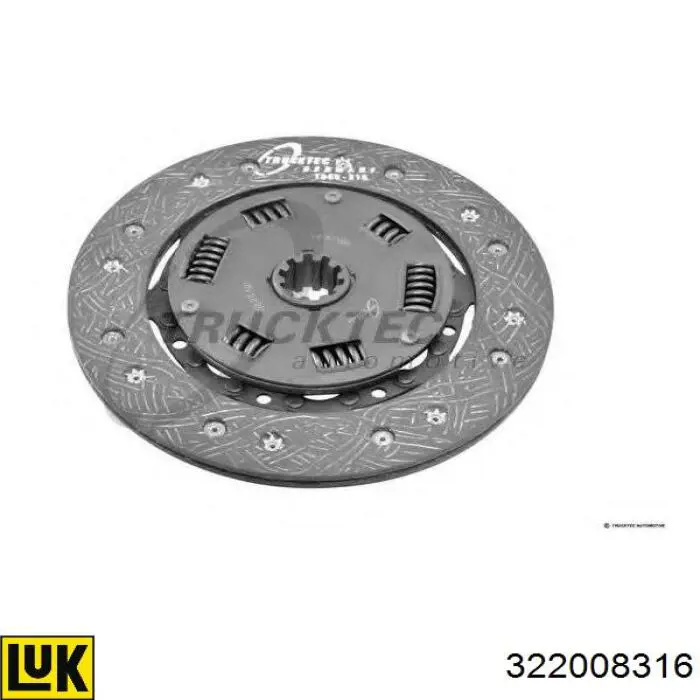 1861935032 Sachs диск зчеплення