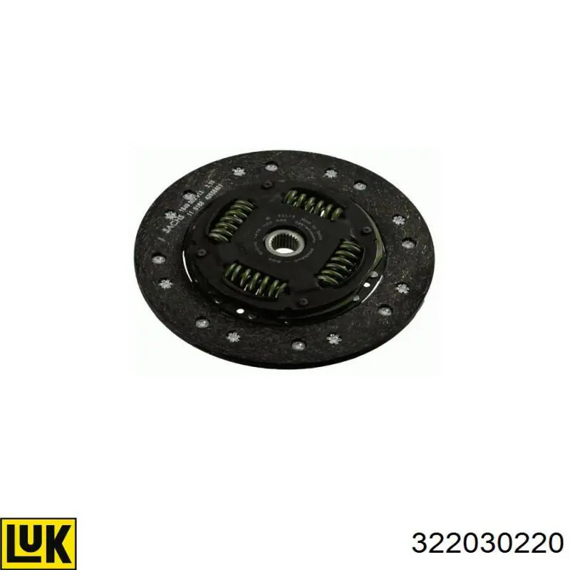 Зчеплення LUK 322030220 ціна, від 37.70 USD