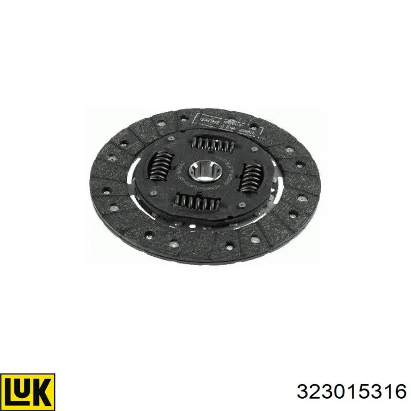 Купити 323015316 LUK Диск зчеплення