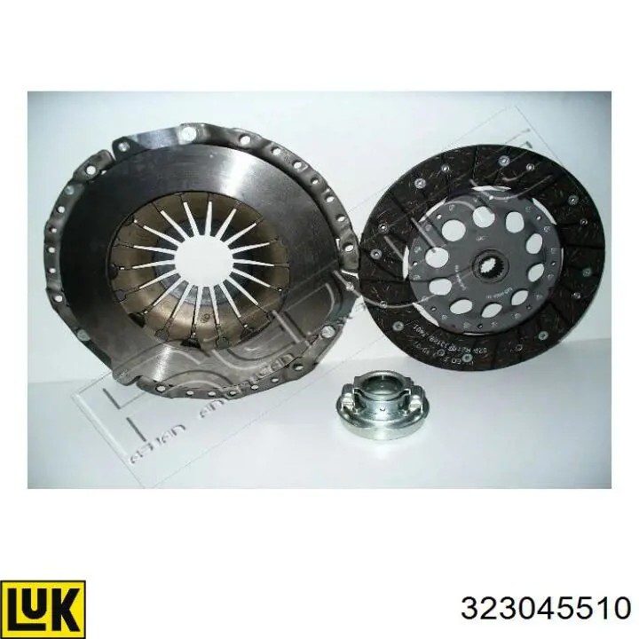 Зчеплення LUK 323045510 ціна, від 143.39 USD