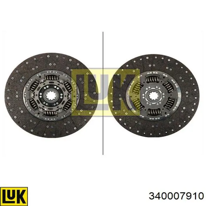 Зчеплення LUK 340007910 ціна, від 287.35 USD