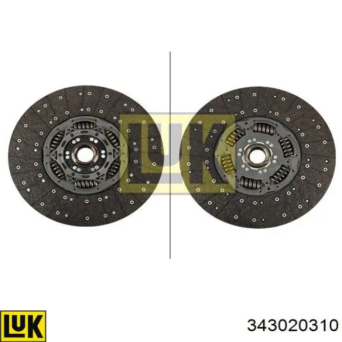 Зчеплення LUK 343020310 ціна, від 324.37 USD