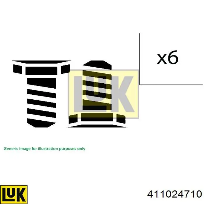 Купити 411024710 LUK Болт кріплення маховика