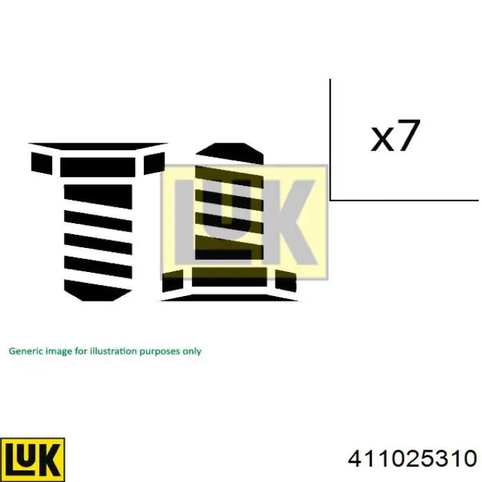 Болт кріплення маховика LUK 411025310 ціна, від 4.19 USD