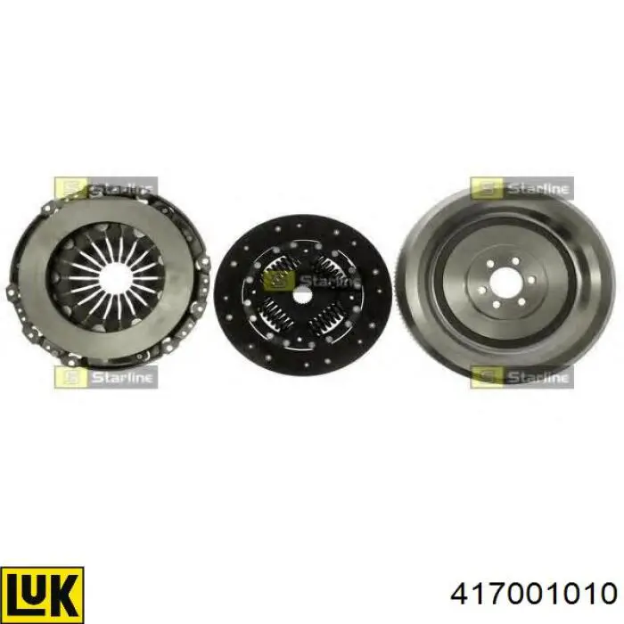 Купити 417001010 LUK Комплект зчеплення (диск, корзина, підшипник)