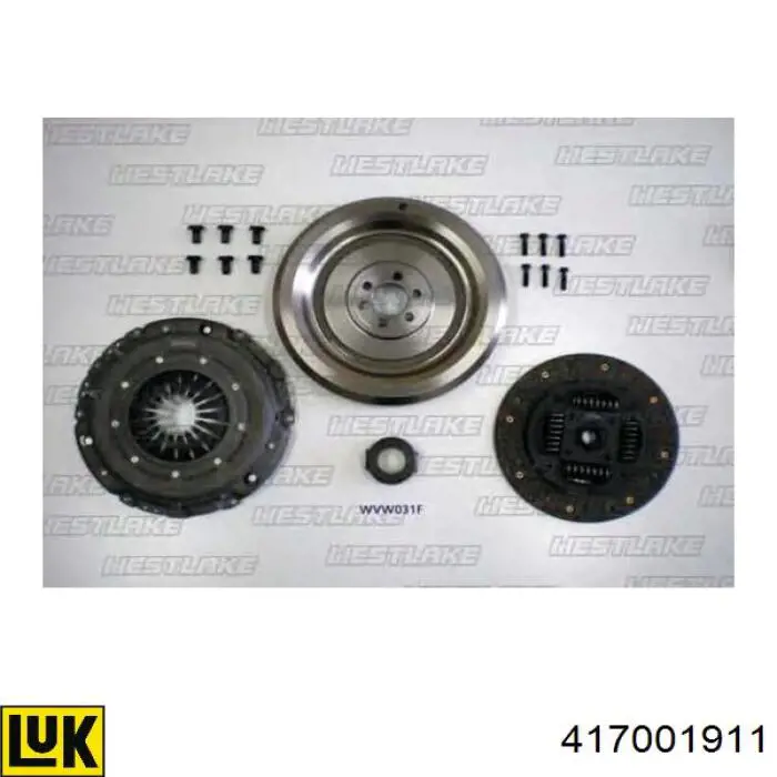 Комплект зчеплення (3 частини) LUK 417001911 ціна, від 398.31 USD