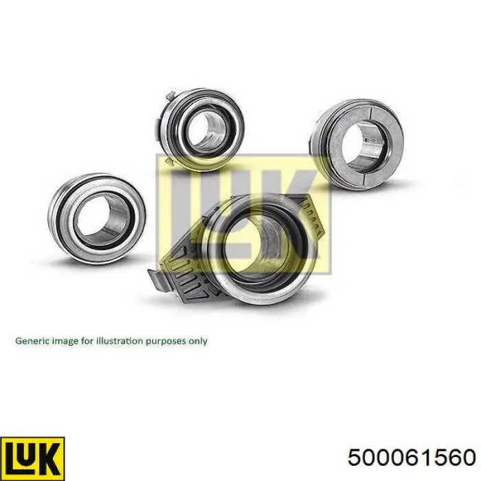 Вижимний підшипник LUK 500061560 ціна, від 10.28 USD