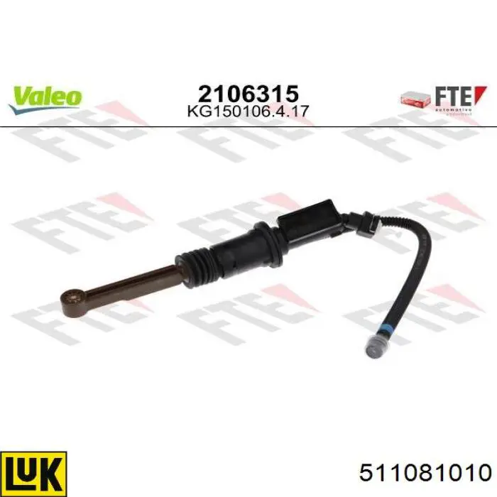Купити 9828141580 Peugeot/Citroen Головний циліндр зчеплення