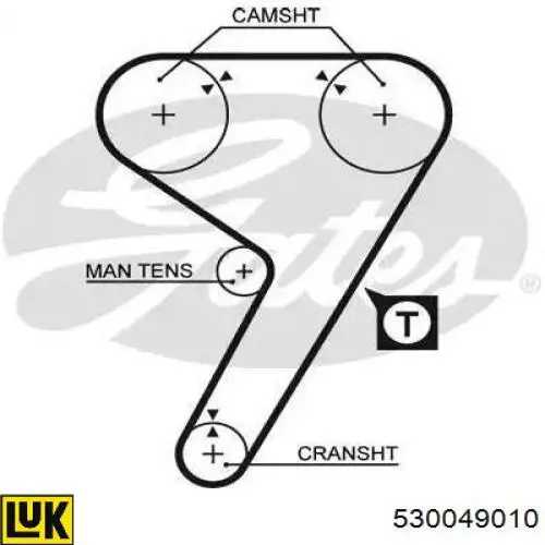 Ремкомплект ГРМ Renault (RVI) 8660005806