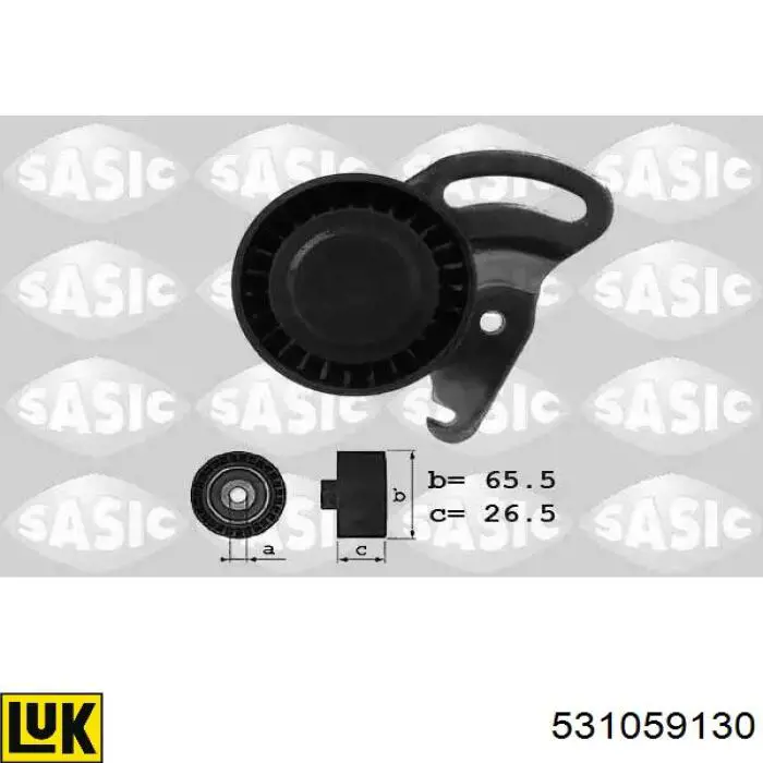 531059130 LUK Ролик натяжителя ременя агрегатів