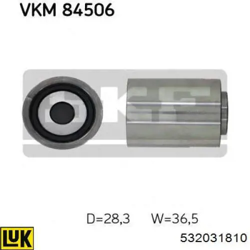Ролик паразитний ГРМ OK88R12740 Hyundai/Kia