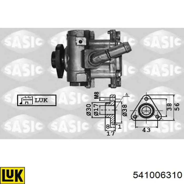 Насос ГПК LUK 541006310 ціна, від 78.09 USD