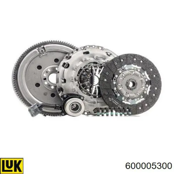 Комплект зчеплення (3 частини) LUK 600005300 ціна, від 532.03 USD