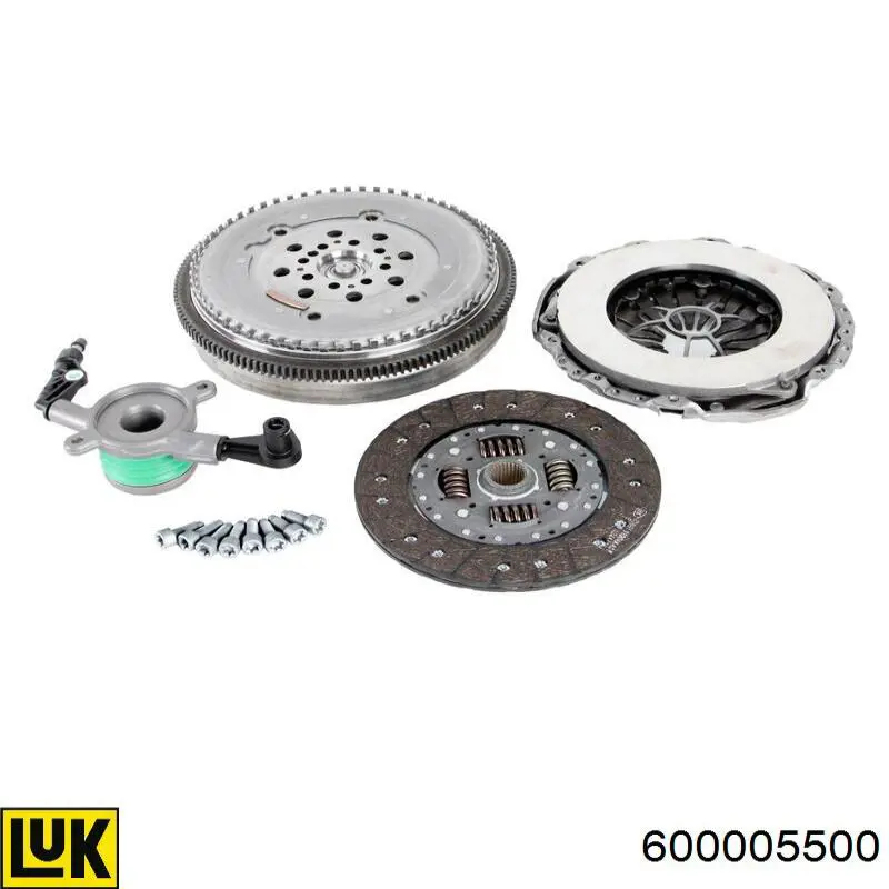 Купити 600005500 LUK Комплект зчеплення (диск, корзина, підшипник)