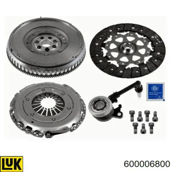 Купити 600006800 LUK Комплект зчеплення (диск, корзина, підшипник)