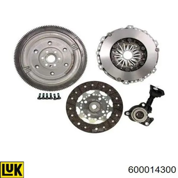 Купити 600014300 LUK Комплект зчеплення (диск, корзина, підшипник)