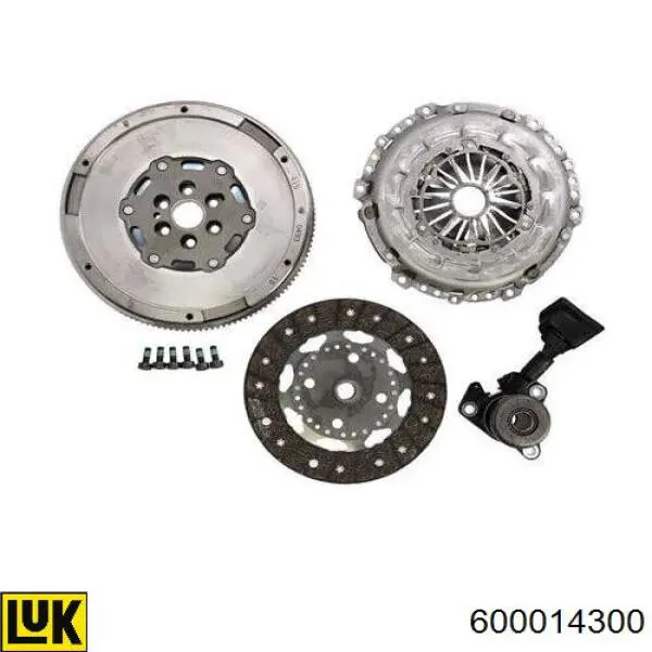 Купити 600014300 LUK Комплект зчеплення (диск, корзина, підшипник)