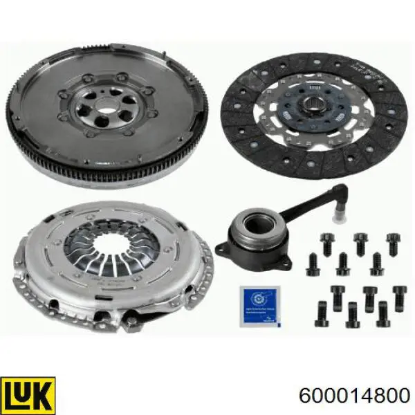 Купити 600014800 LUK Комплект зчеплення (диск, корзина, підшипник)