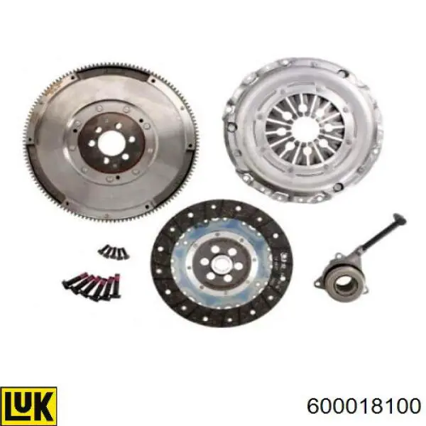 Комплект зчеплення (3 частини) LUK 600018100 ціна, від 416.70 USD