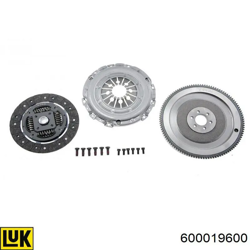 Комплект зчеплення (3 частини) LUK 600019600 ціна, від 776.19 USD