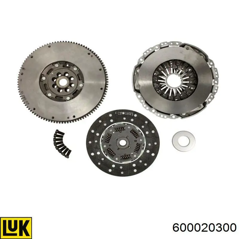 Комплект зчеплення (3 частини) LUK 600020300 ціна, від 783.11 USD