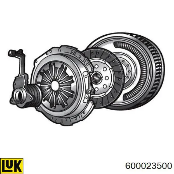 Купити 600023500 INA Комплект зчеплення (диск, корзина, підшипник)