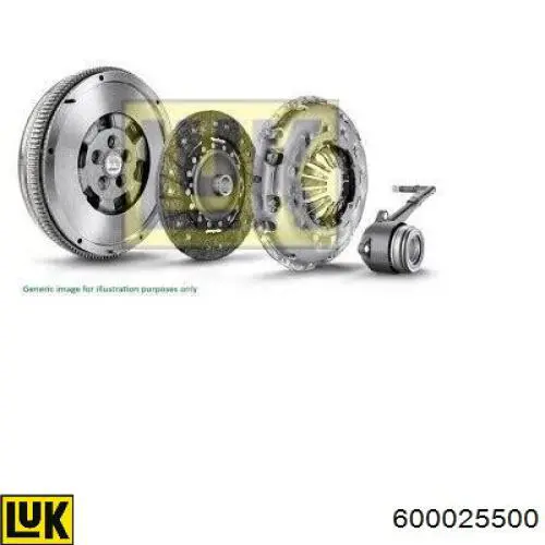 Купити 600025500 LUK Комплект зчеплення (диск, корзина, підшипник)