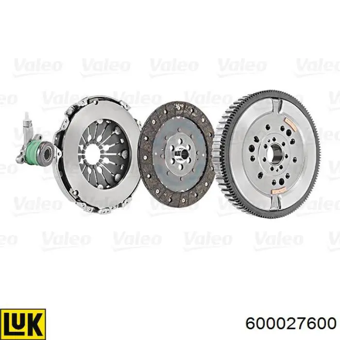 Купити 600027600 LUK Комплект зчеплення (диск, корзина, підшипник)