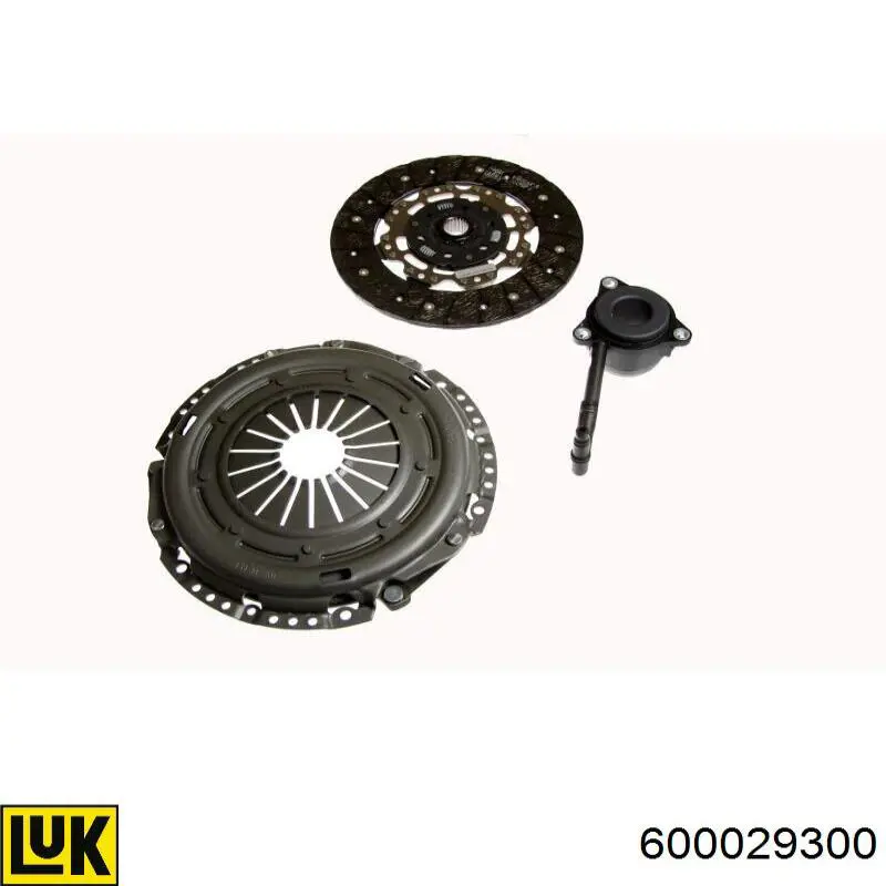 Комплект зчеплення (3 частини) LUK 600029300 ціна, від 879.50 USD