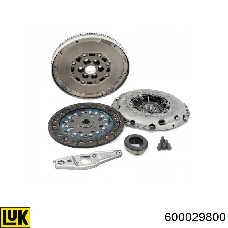 Комплект зчеплення (3 частини) LUK 600029800 ціна, від 914.16 USD