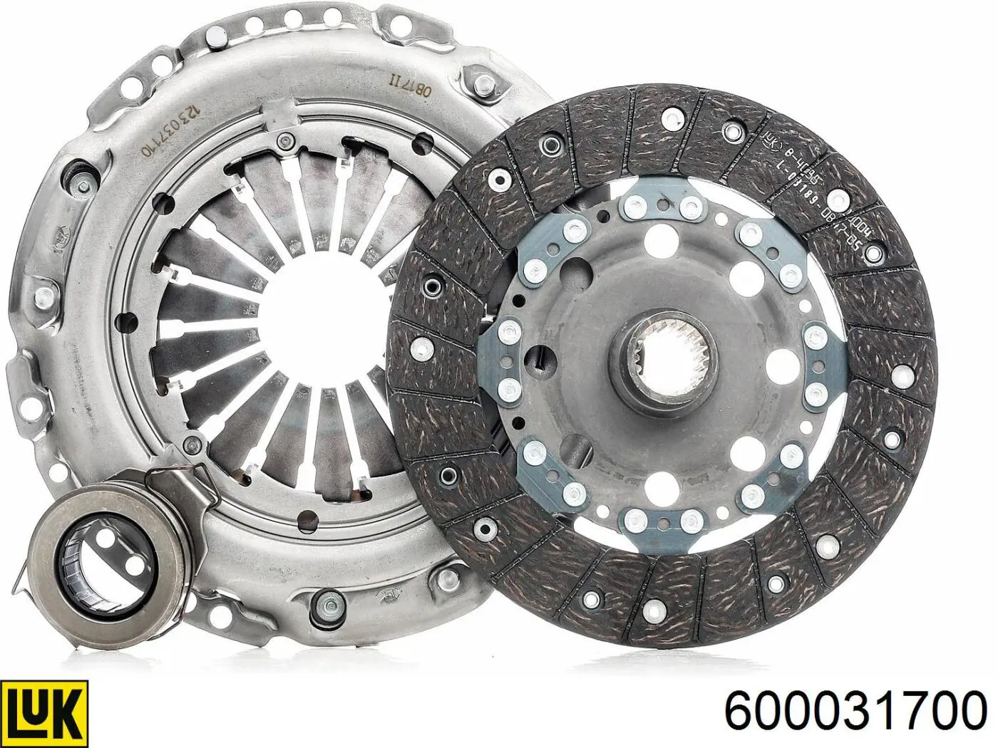Купити 600031700 LUK Комплект зчеплення (диск, корзина, підшипник)