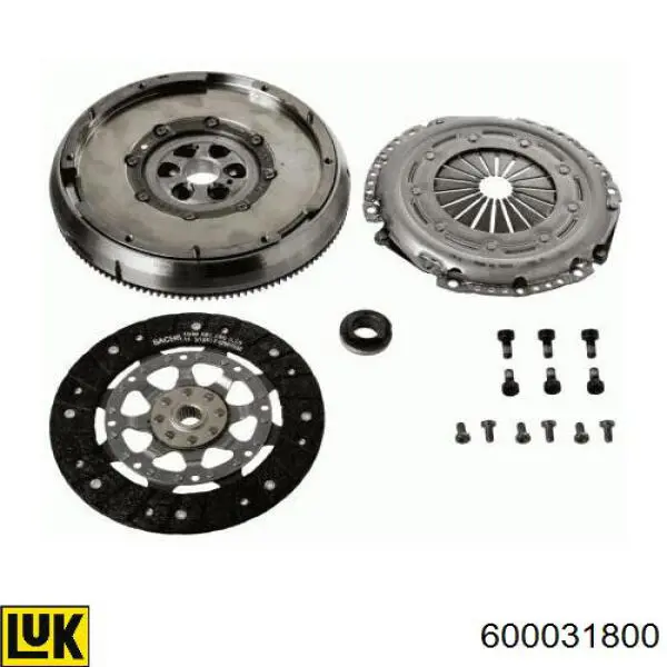 Комплект зчеплення (3 частини) LUK 600031800 ціна, від 523.30 USD